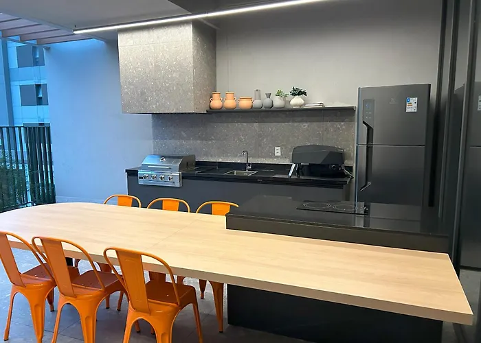 Studio A 500 Metros Do Allianz Parque, Moderno, Com Piscina E Academia